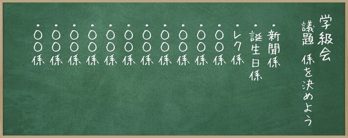 係決め