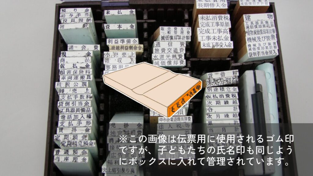 氏名印(ゴム印)