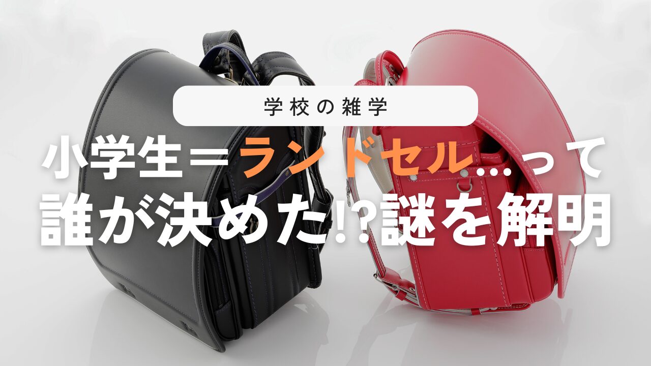 なぜ小学生はランドセルを使うのか?法的な義務は?