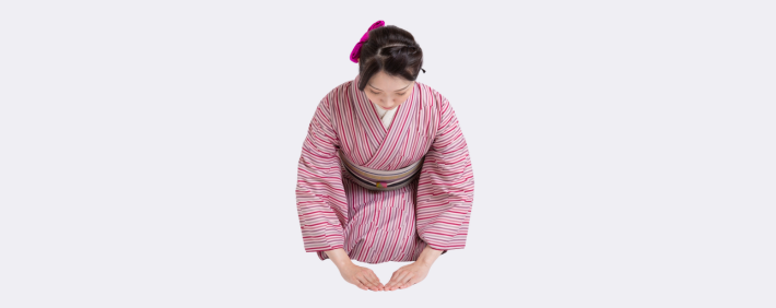 お辞儀をする場面と意味